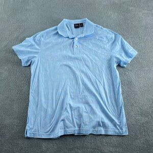 Jos. A. Bank Traveler Mens XXL Light Blue Polo Shirt 100% Cotton 5322